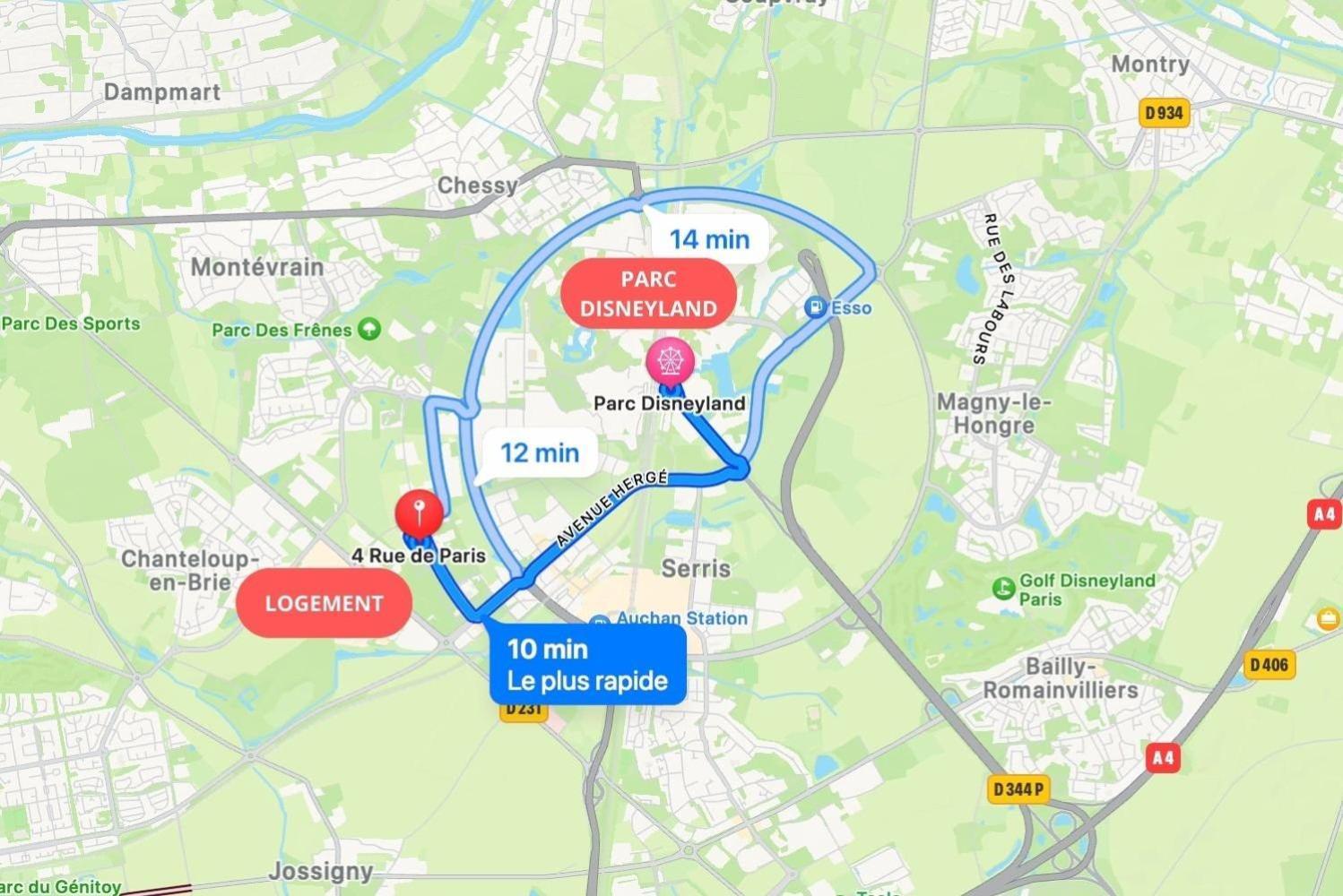 M1 Disney Bella Vita Montévrain Zewnętrze zdjęcie